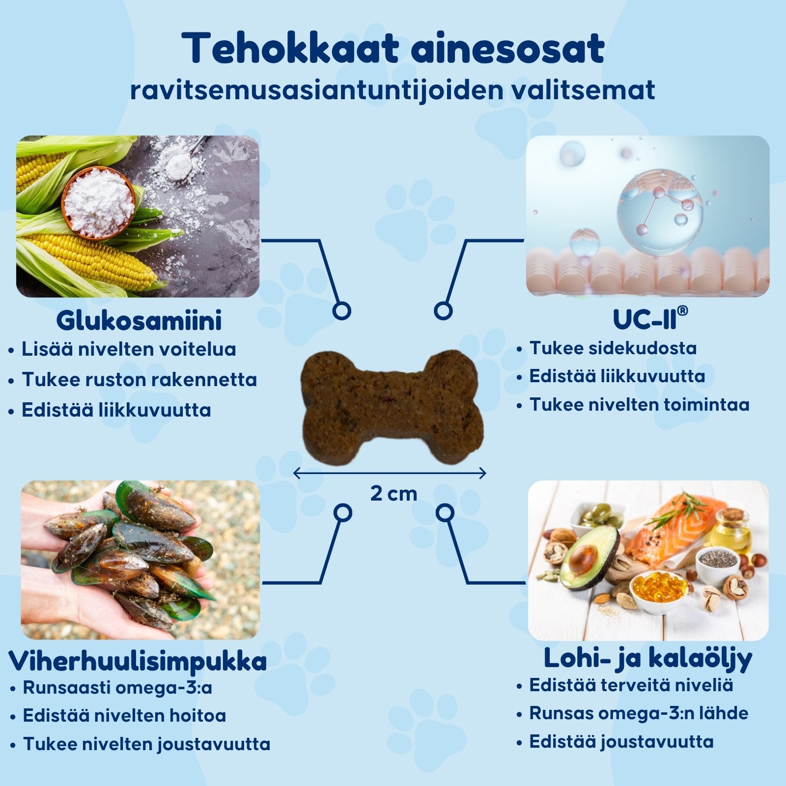 SuppliPet Hip & Joint – ainesosat